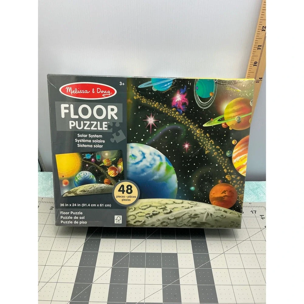 Melissa & Doug Solar System Floor Puzzle 48 Pieces Outer Space Kids 3+